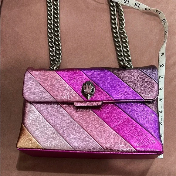 Kurt Geiger Pink and Purple Shoulder Bag THE KENSINGTON - Picture 5 of 14